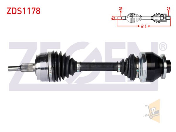 AKS KOMPLE ÖN SOL - 2.5 TDİ AXD T5